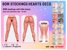ViC Bom Stockings Hearts 