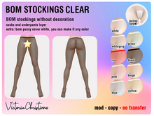 ViC Bom Stockings Clear