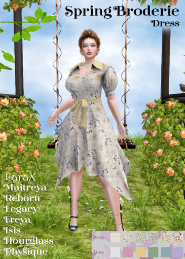 Spring Broderie Dress BOXED