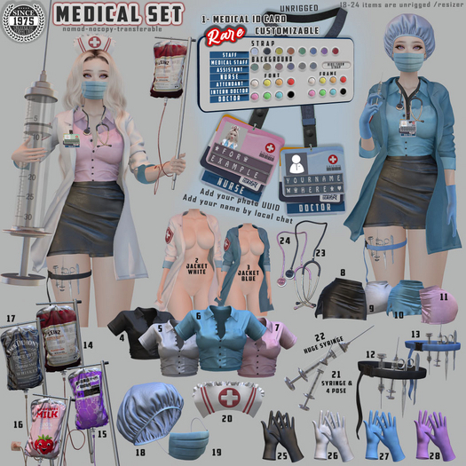 01. [Since1975] Medical ID Card RARE