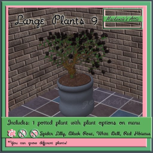 [M.A.] Misc Large  Potted Plants  9 (Boxed-Copy)