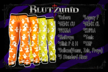 Orange/Yellow Halloween Ghost F Pjs