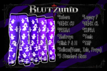 Violet/Purple Halloween Ghost F Pjs