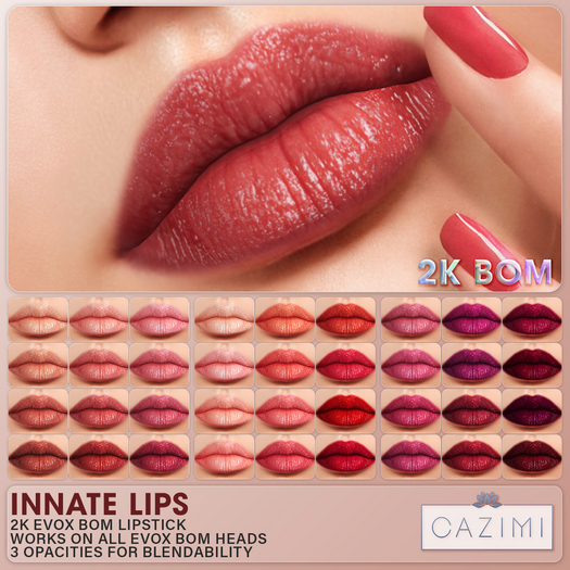 :CAZIMI: Innate Lips 2K - Fatpack