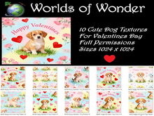 WoW 10 Valentine Dog Textures