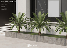 Maja Short Palm Plant 5 LI   [Erfe Design]*