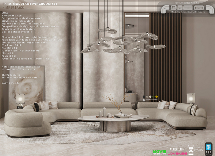 Paris Livingroom Set v2.0 - PG [Erfe Design]*