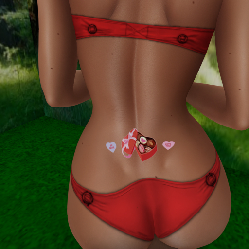Tasteful Tattoo Chocolates Box Back Upper & Lower
