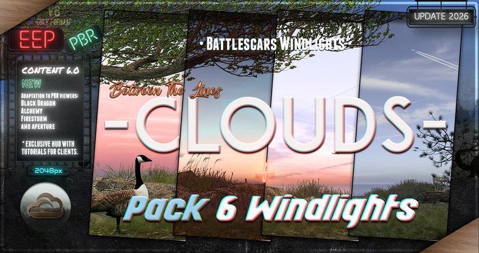- BATTLESCARS WINDLIGHTS - CLOUDS - BETWEEN THE LINES 6.0 (EEP / PBR)