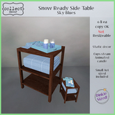 Snow Ready Side Table - Sky - { collect }
