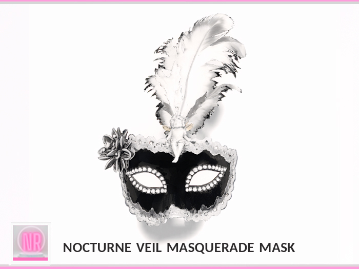 Nocturne Veil – Masquerade Mask