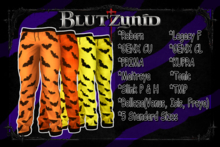 Orange/Yellow Halloween Bat F Pjs