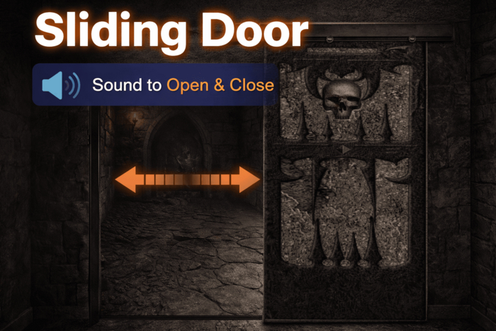 Gothic Sliding Door Puerta Gótica Corredera