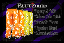 Orange/Yellow Halloween Ghost M Pjs