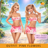 OUTFIT PINK FLOWERS 2.0 - REBIRTH