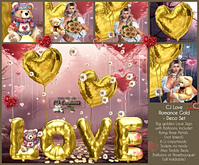 CJ Love Romance Gold Set