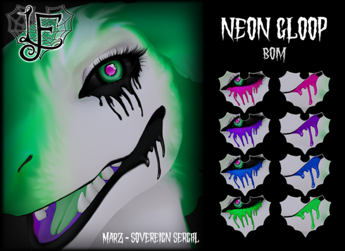 [LF] Neon Sergal Gloop - BoM Makeup