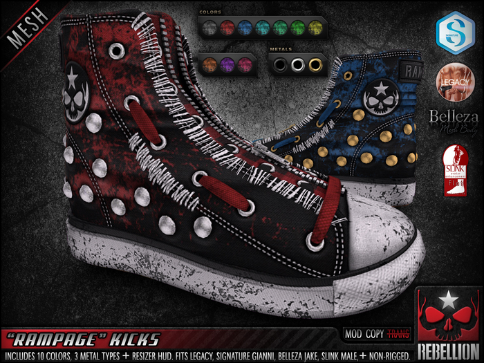 = REBELLION = "RAMPAGE" KICKS - DEMO