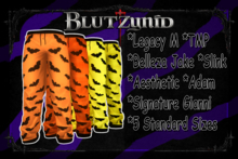 Orange/Yellow Halloween Bat M Pjs