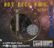 The Chronomancery - Art Deco Ring Clock