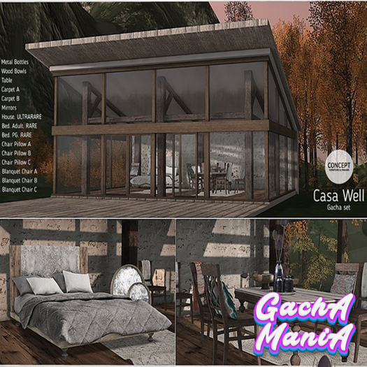 Concept} *08. Well Bed Adult. RARE