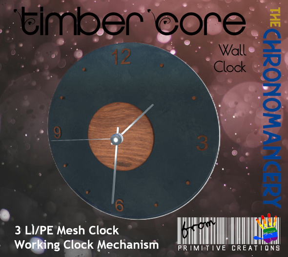 The Chronomancery - Timber Core Clock
