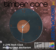 The Chronomancery - Timber Core Clock