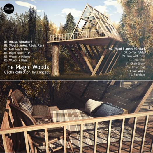 Concept} *07. TheMagicWoods. Wool Blanket. PG. RARE