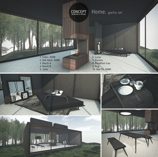Concept} *02. Home. Bed. Adult - RARE
