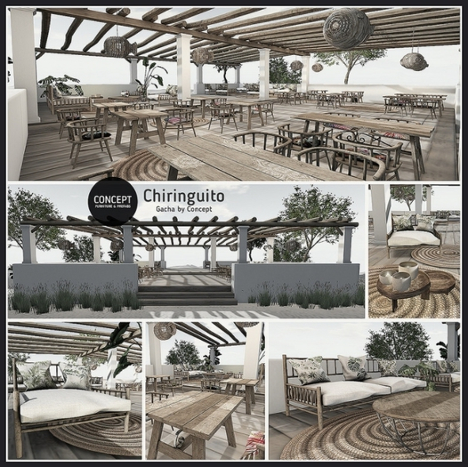 02. Concept} Chiringuito. Sofa ADULT. RARE