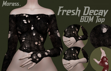 *PROMO* Morass. Fresh Decay BOM Top - Off-shoulder