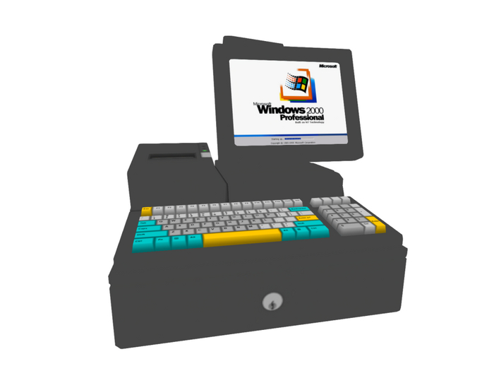 cash register based win 2000 pro