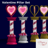 Valentines Pillar Set   - PLAGEN  (ADD)