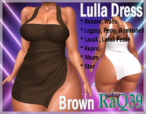 [R39] Lulla Dress-Brown