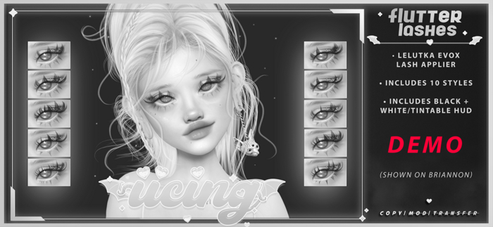 DEMO . i i c i n g . // flutter lashes