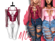 Mug - Ellie Top - Maroon
