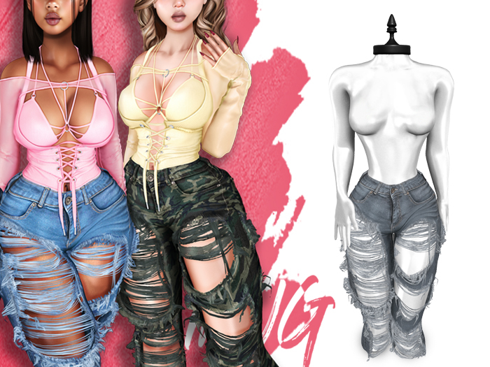 Mug - Ellie Jeans - Gray