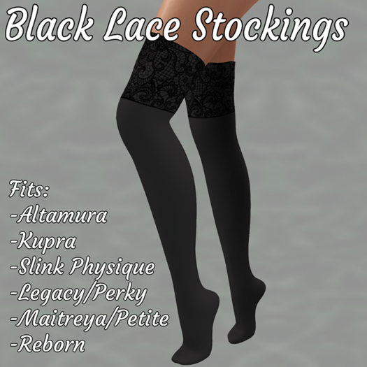 Stocking - Black Lace