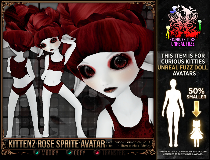 =^.^= Kittenz Rose Sprite Avatar