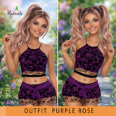 ** ARANCIA ** outfit PURPLE ROSE - REBIRTH