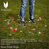 Rose Petal Steps - Wearable Particle Effects (7 Color Options)