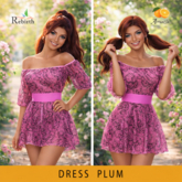 ** ARANCIA ** dress PLUM - REBIRTH