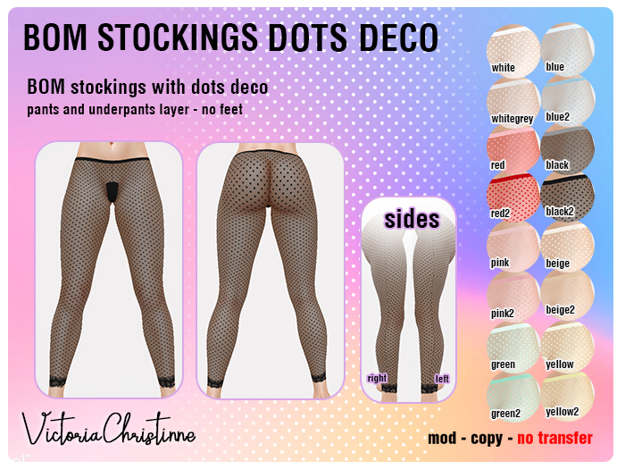ViC Bom Stockings Dots
