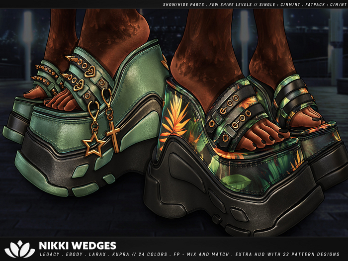 [BL] Nikki wedges // exta HUD - patterns