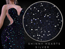 GGVG LOVE YOU GOWN SHINNY HEARTS  SILVER