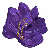 [BL] Nikki wedges // violet