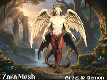 ZM PBR Angel & Demon Statue FULL PERM MESH