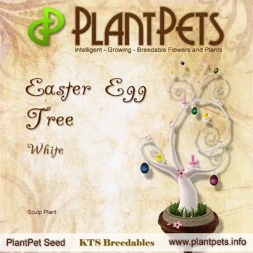 PlantPet Seed [Easter Egg Tree *White*] RARE