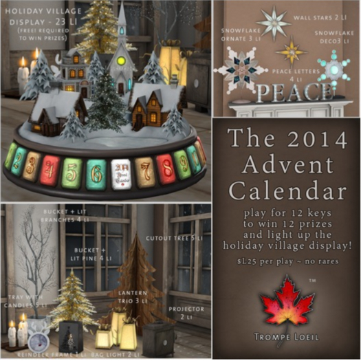 {Trompe Loeil} - 2014 Advent Key - Key 11