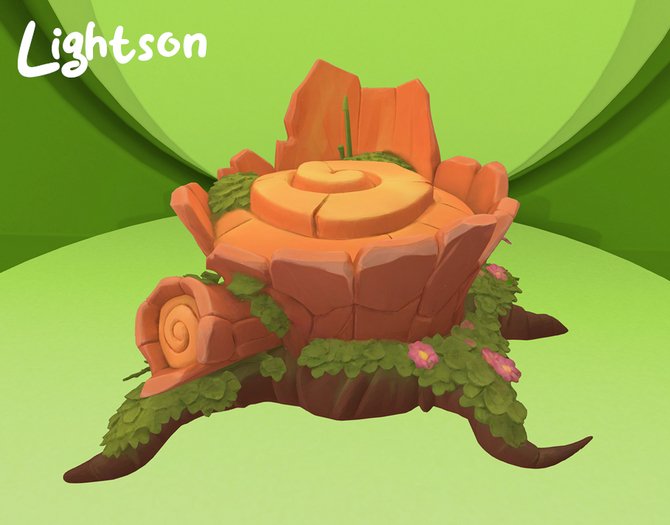 *Lightson* Roll stump